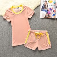 Juicy Couture Original Stripes Velour Tracksuits 653 2pcs Women Suits Cherry